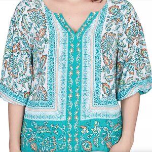 Ruby Rd. Petite Woven Swiss Dot Top Lightweight Blouse Women's Petite Small